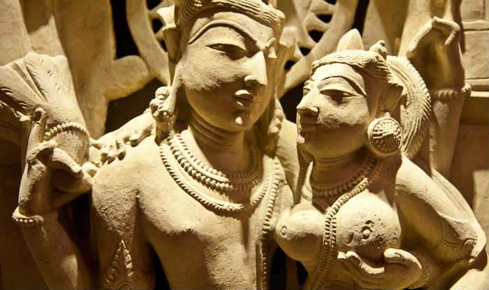 Intimate sculpture of gods and goddesses
