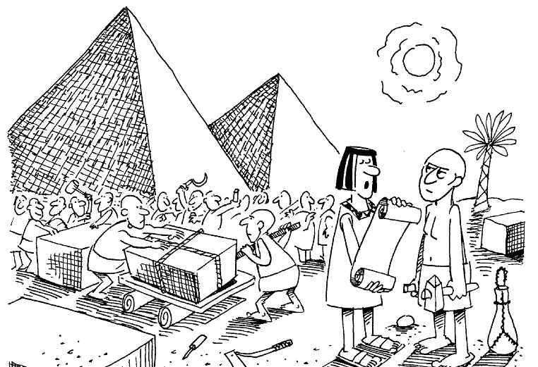 how the pyramids were really built