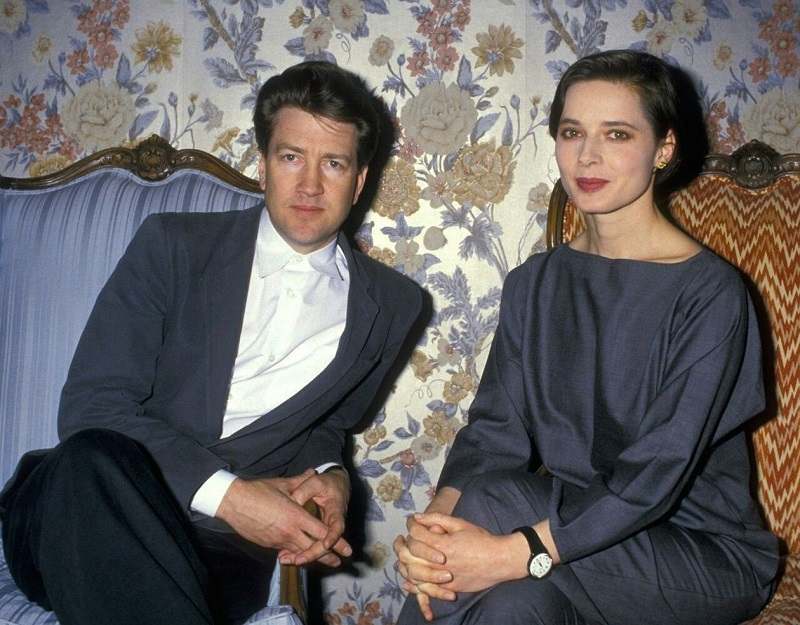 David Lynch with Isabella Rossellini
