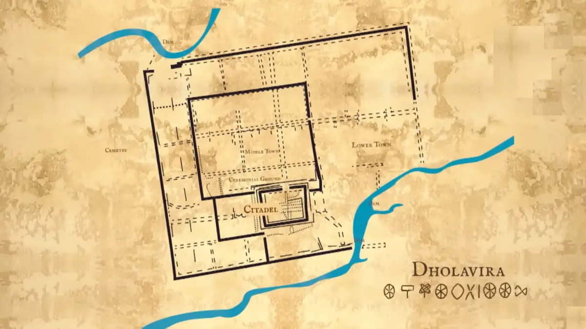 Dholavira map