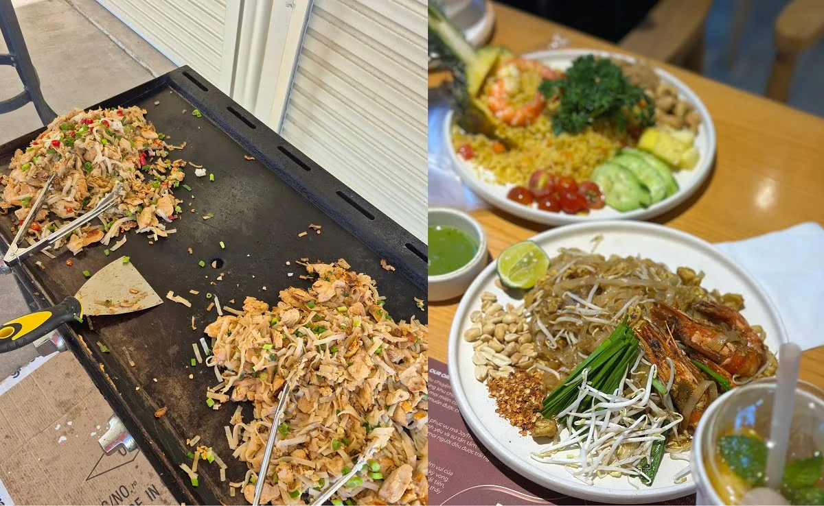 famous pad thai dish